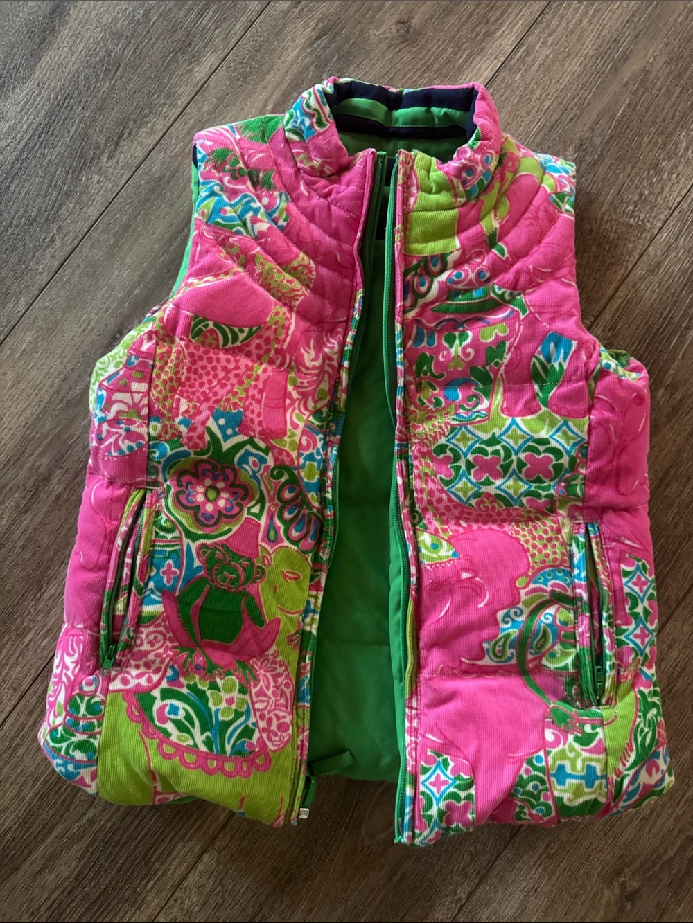 Lilly Pulitzer Reversible Down Vest